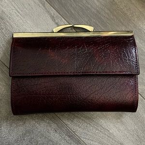 Vintage Kisslock Calf Leather Wallet